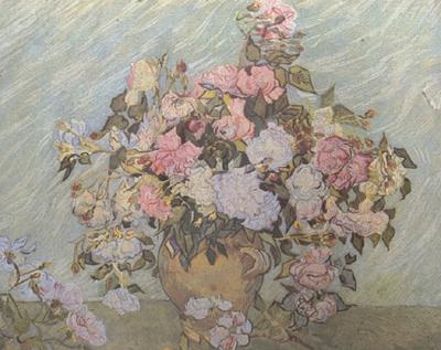 Vincent Van Gogh Still life:Vase with Roses (nn040 Sweden oil painting art